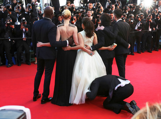 Vitalii Sediuk, America Ferrera, Cannes Film Festival Vitalii Sediuk, America Ferrera, Cannes Film Festival